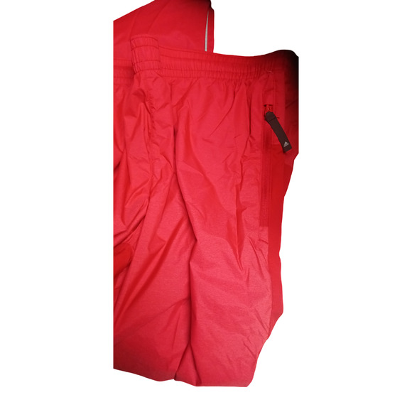 Adidas Modern Varsity Women’s Woven Pant Power Red Large 735PWSDU3 Non Solid New - Picture 9 of 16